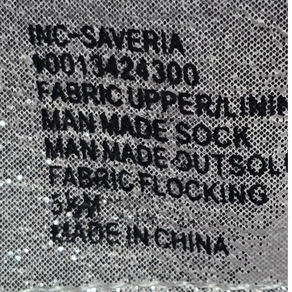 NEW INC Saveria Rhinestone Tall Over-The-Knee‎ Boots Silver size 5.5 - Picture 4 of 10